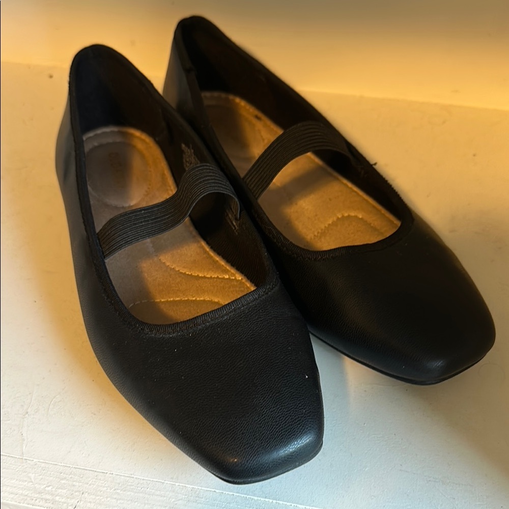 Classic Black Women's Mary-Jane Ballet Flats